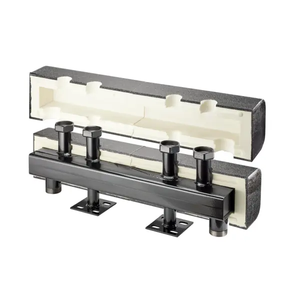 Oventrop Verteilerbalken 2 Heizkreise für  Regumat plus  DN32 1351662