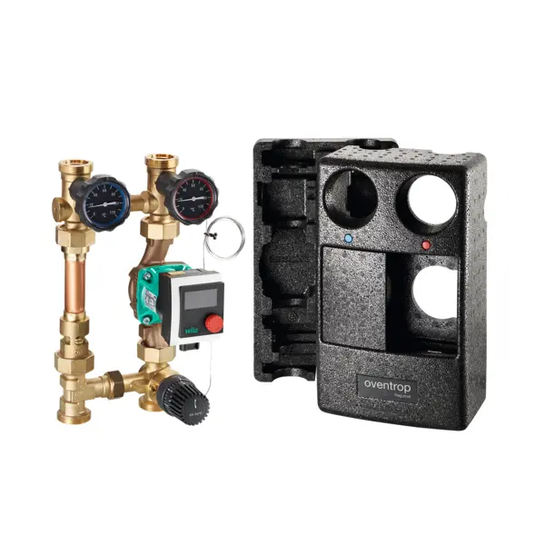 Oventrop Station Regumat FR-180  DN 25, mit Grundfos-Pumpe Alpha2 25-60N 1354087