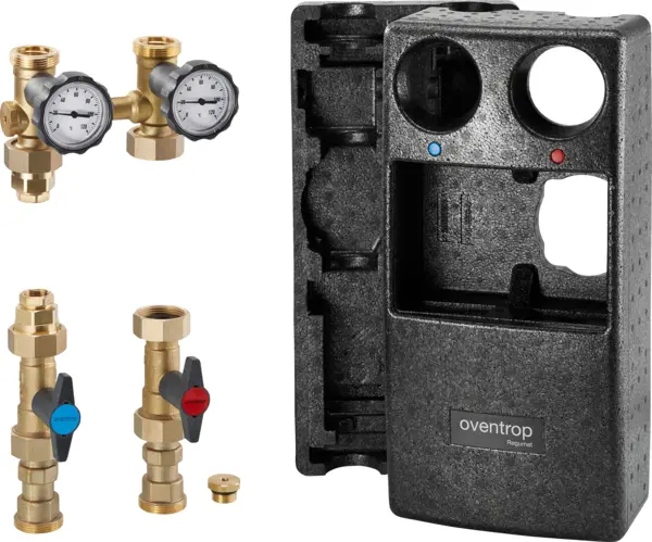 Oventrop Anbindesystem Regumat S-180  mit integriertem WMZ-Einbauset, o. Pumpe 1356050