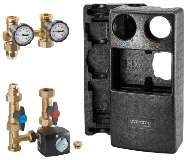 Oventrop Anbindesystem Regumat M3-180  mit integriertem WMZ-Einbauset, o. Pumpe 1356250