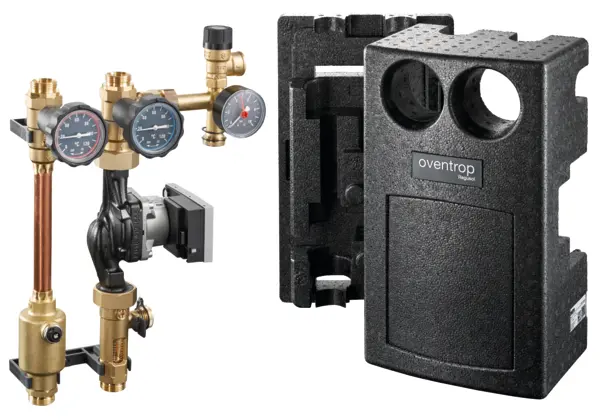 Oventrop-Station  Regusol LH-180  DN25, Grundfos UPM3 Solar 25-75-PWM 1360853