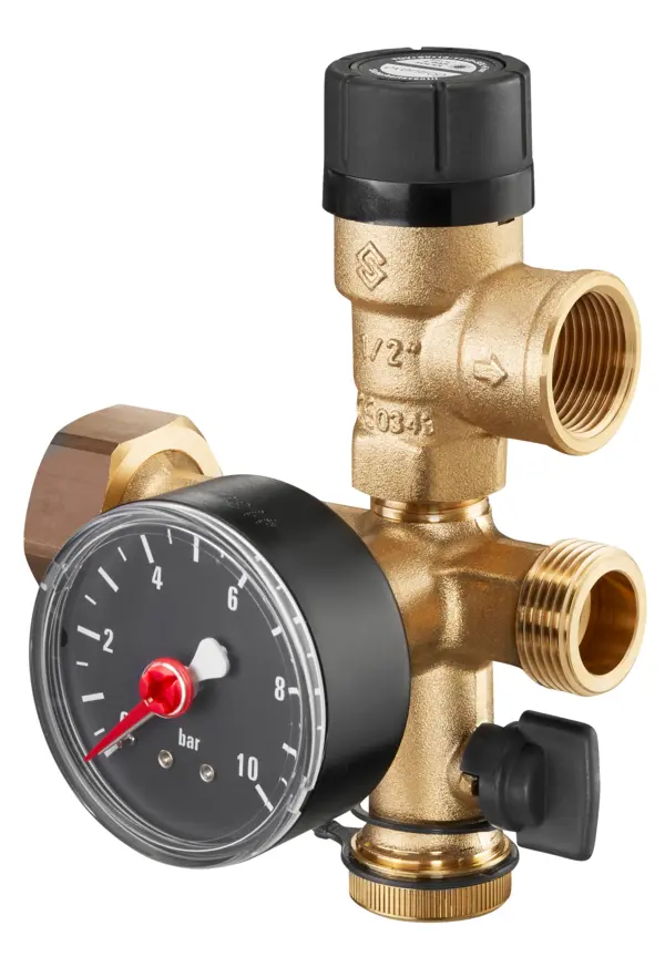 Oventrop Safety group Regusol SG with Safety Valve 10 bar 1364247