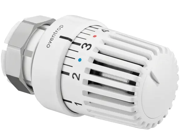 Oventrop Thermostat Uni LV  7-28 C, 0 * 1-5, Flüssig-Fühler, weiß 1616001