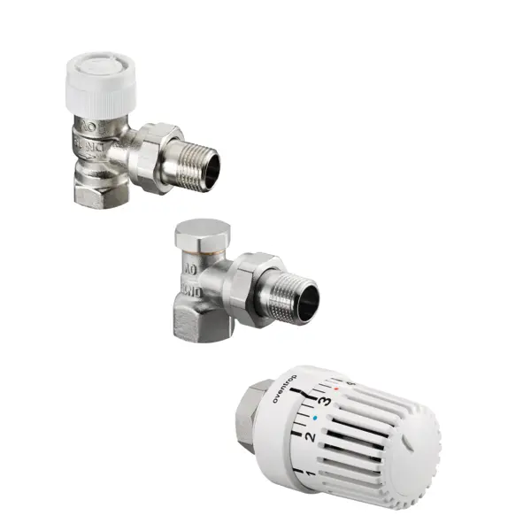 Oventrop Thermostatventil-Set, DN15 angle, mit Uni LH, AV9, Combi 2 1683704