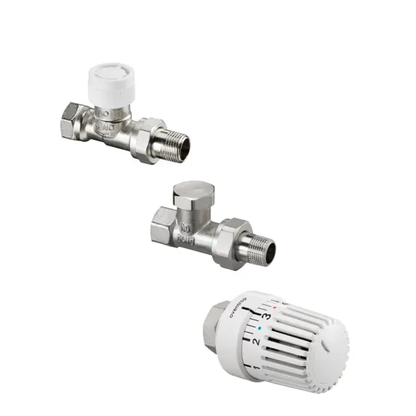 Oventrop Thermostatventil-Set, DN10 Durchgang, mit Uni LH, AV9, Combi 2 1683803
