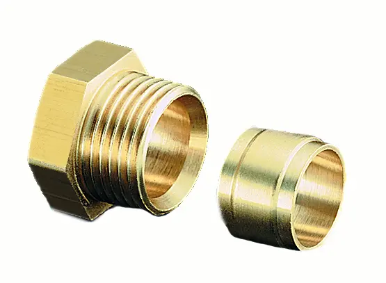 Oventrop Klemmringverschr. Ofix-Oil 8mm 2-fach f.Zweistrangfil. u. Flexo-Block  2127051