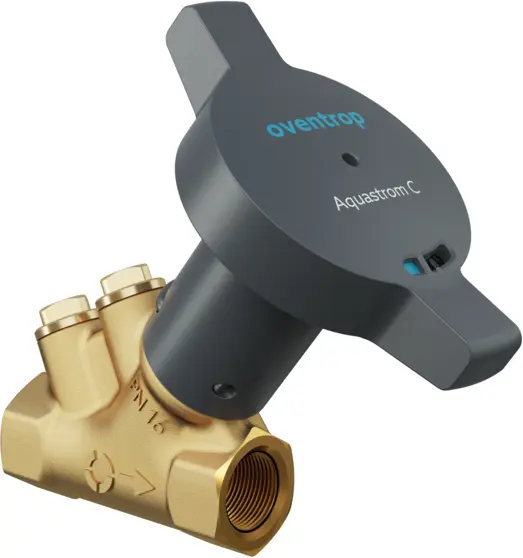 Oventrop Aquastrom C Static circulation valve DN 15, Rp ½, without thermal insulation and thermometer 4204152