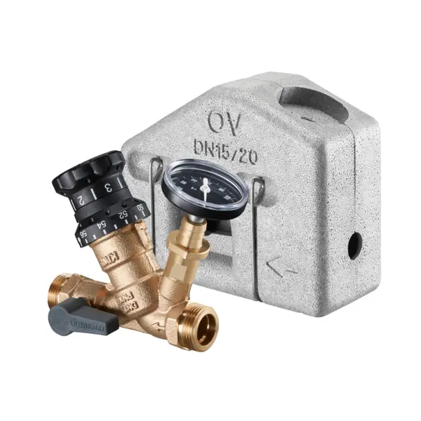 Oventrop Therm. Regelvent. Aquastrom VT  DN15  beidseitig AG, m.Isolierung, nach VP554 4206704
