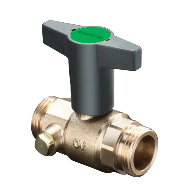 Oventrop Ball valve for potable water Optibal TW DN32 1 1/2 external thread bronze 4208910