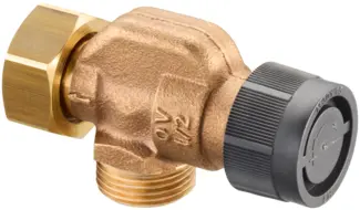 Oventrop Reversed angle valve body for Regudis W-HTF with mixed heating circuit and flow temperature control module Regudis W-HTE 9010316