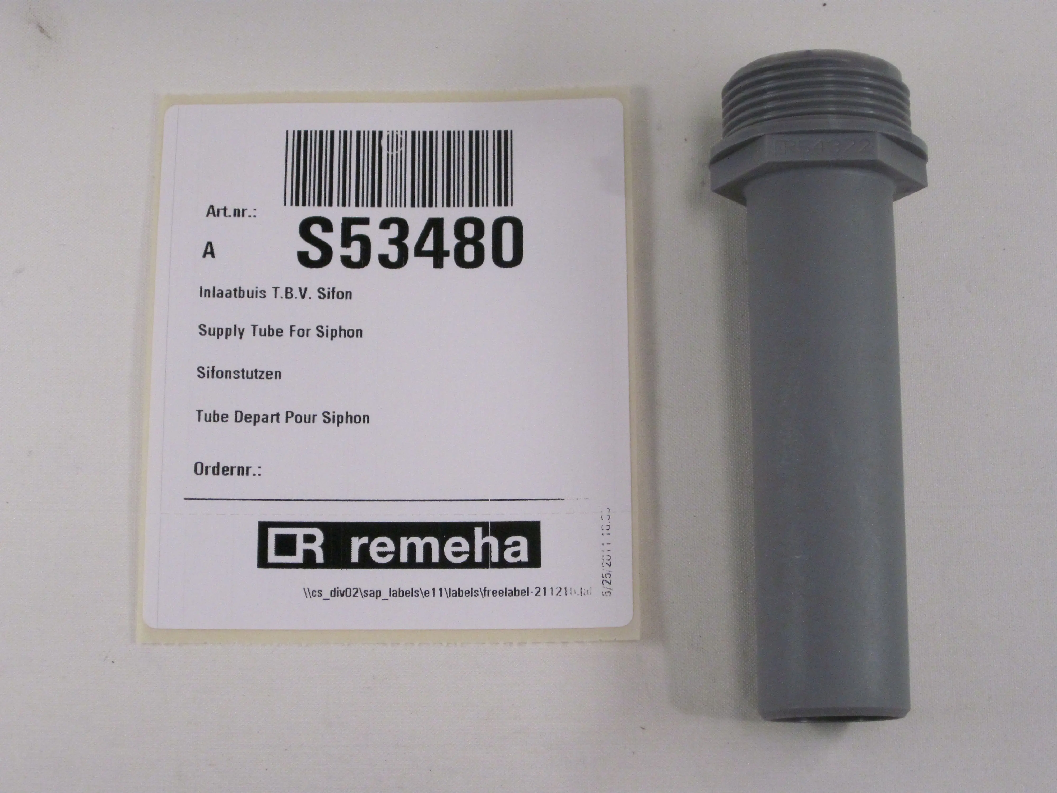 Remeha Sifonstutzen W10-28 und Quinta 10-30K S53480