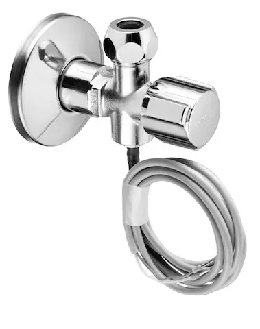 Schell Eckventil COMFORT PT Temperaturfühler PT 1000, 1/2", chrom 049920699