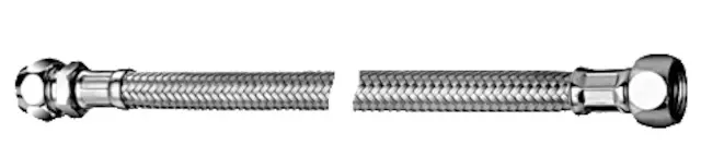 Schell Schlauch Clean-Fix S, flexibel 3/8"ÜM, 3/8" Verschr. x10, L:1000, chrom 102020699