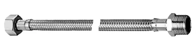 Schell Schlauch Clean-Fix S, flexibel 1/2" ÜM, 1/2" AG x10, L:1000, chrom 102280699