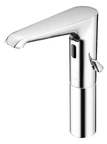 Schell WT-Arm. XERIS E HD-M,Elektron. Mischwasser, ohne Stromv., large, chrom 002230699