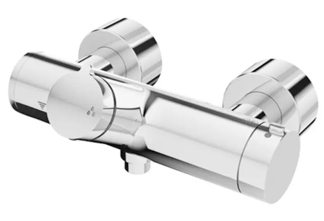 Schell AP-Duscharmatur VITUS VD-T/u Auf/Zu, Therm,man. TD, Anschl. unten,chr 016170699