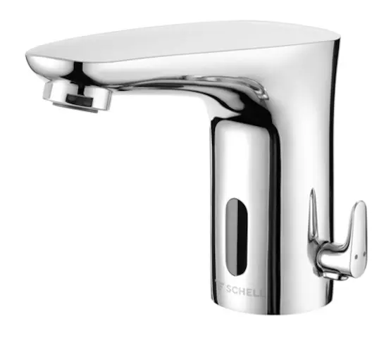Schell WT-Arm. MODUS E HD-M, Elektron. Standarmatur, Steckernetzteil, chrom 021750699