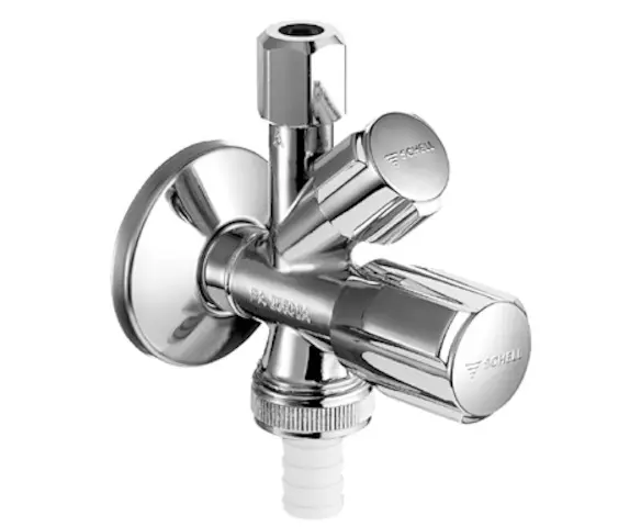 Schell Kombi-Eckventil COMFORT RV, 3/8", chrom 035500699