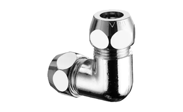 Schell Winkel-Doppel-Verschraubung 3/8"AGx3/8"AG, d:8, chrom 064450699