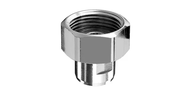 Schell Wasserzähler-Verschraubung Plombiervorr., 3/8" Abgang, 3/4"IG,chrom 260530699