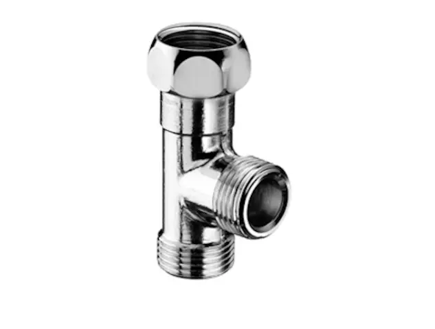 Schell T-Stück für NA-und Spültischventile, 3/8", chrom 270280699