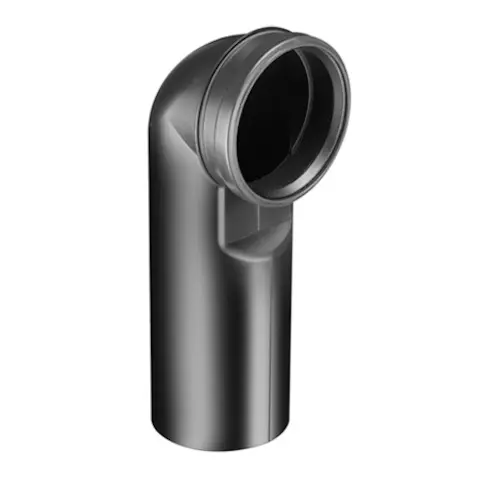 Schell PE-Wand-WC-Ablaufbogen Doppellippen-Dichtung, DN90/90 296980099