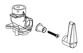 Schell Mischblock XERIS E HD-M Klemmbügel, Adapter, Mischhebel 296890099
