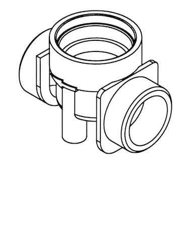 Schell Aufnahmegehäuse Kartuschenventil L: 55, 3/4" AG 014580099