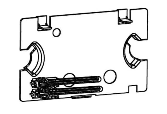 Schell Spritzschutzplatte, Drückerbolzen für SCHELL UP-Spülkasten 030490099