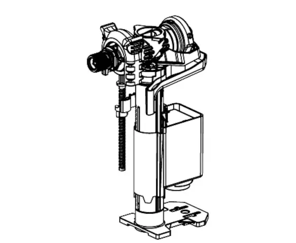 Schell Füllventil MONTUS 80/90/120 für UP-Spülkasten 030800099