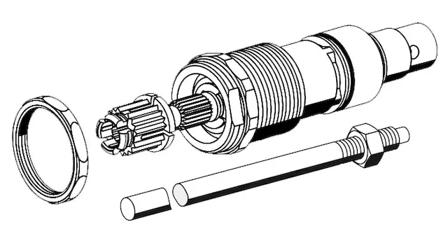 Schell Oberteil POLAR II Set Ablänghilfe, Spindel L: 488 222350099