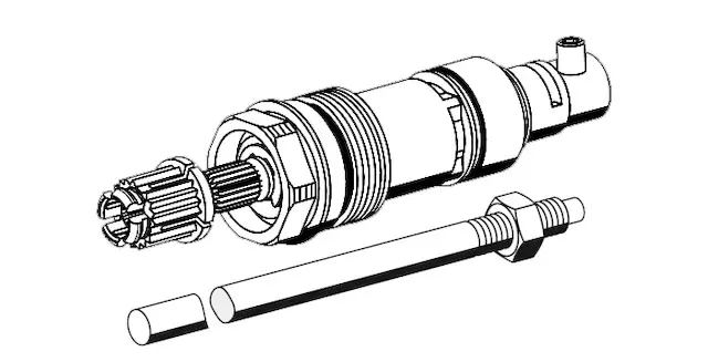 Schell Oberteil POLAR II Spindel L: 177,5 222360099