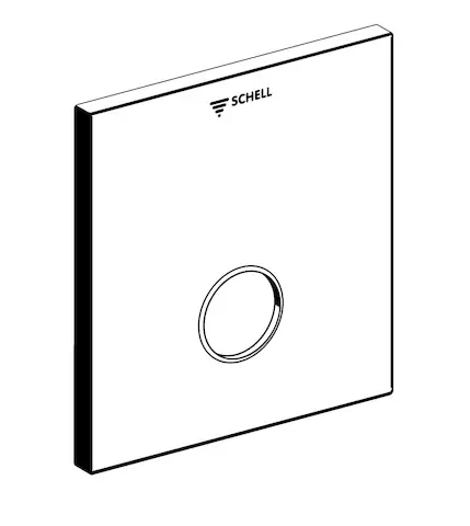 Schell Frontplatte LINUS SC-M für UP-Dusche, 180x180, chrom 252320699