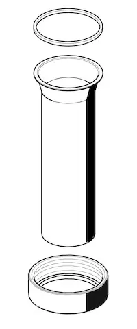 Schell Spülrohrverschraubung ab 10/2011, chrom 296690699