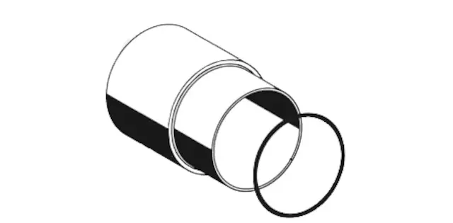 Schell Überschubhülse LINUS für Duschpaneel, chrom 605440699