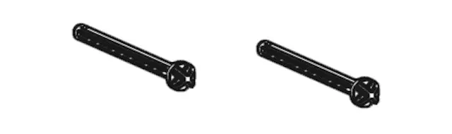 Schell Drückerbolzenset für SCHELL UP-Spülkasten, blau/grün 776390099