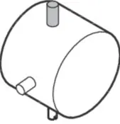 Hansgrohe Handle for thermostat Axor Starck chrome 10391000