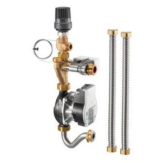 Oventrop Flow temperature control module for surface heating systems for Regudis W-HTE, with Grundfos UPM3 Auto 15-70 1344552