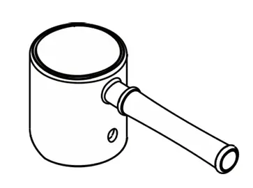 Hansgrohe Griff fuer Talis Classic Waschtischmischer chrom 14191000