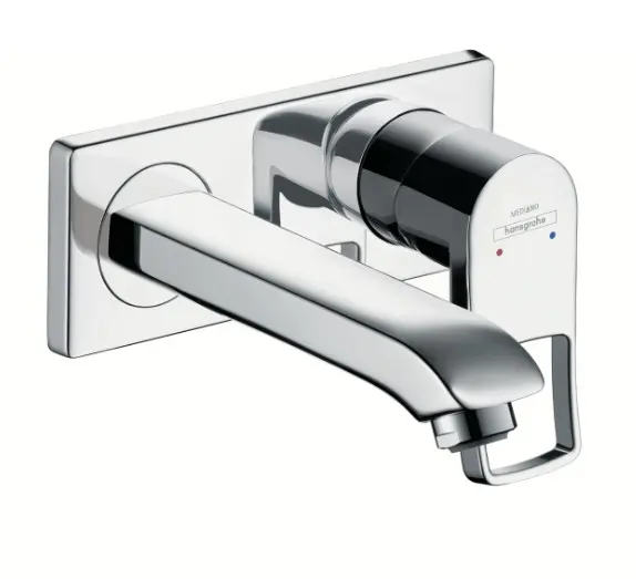 Hansgrohe Single lever basin mixer 2 whole install. w spout wall 14517000
