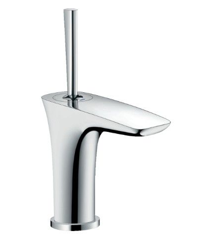 Hansgrohe Single lever basin mixer 100 w push open waste set f hand wash basin PuraVida chrome 15075000s
