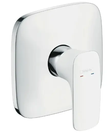 Hansgrohe Single lever shower mixer concealed install.  PuraVida set white chrome 15665400