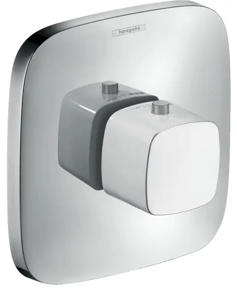 Hansgrohe Thermostat Unterputz PuraVida Highflow Fertigset weiss chrom 15772400 1x lieferbar
