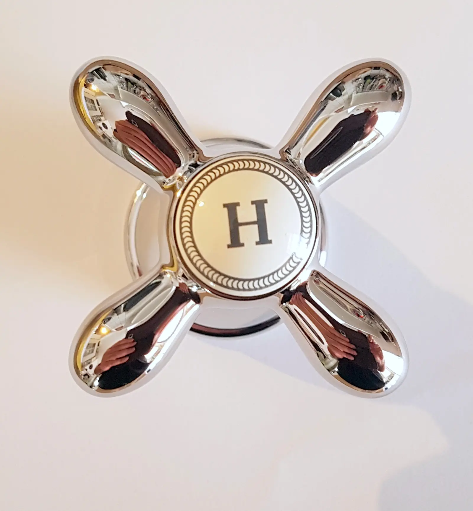 Hansgrohe Handle f Hot water cross handle Axor Carlton f 2- chrome 17292000