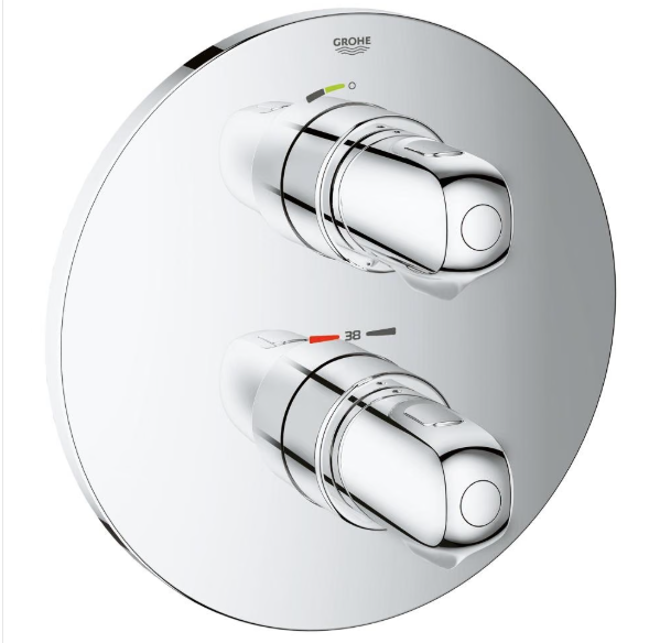 Grohe THM-Brausebatterie Grohtherm 1000 19984 Fertigmontageset f. Rapido T chrom 19984000