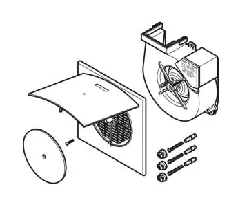 Geberit Fan set for Geberit Aerotec90 UP  242851001 3 pcs available