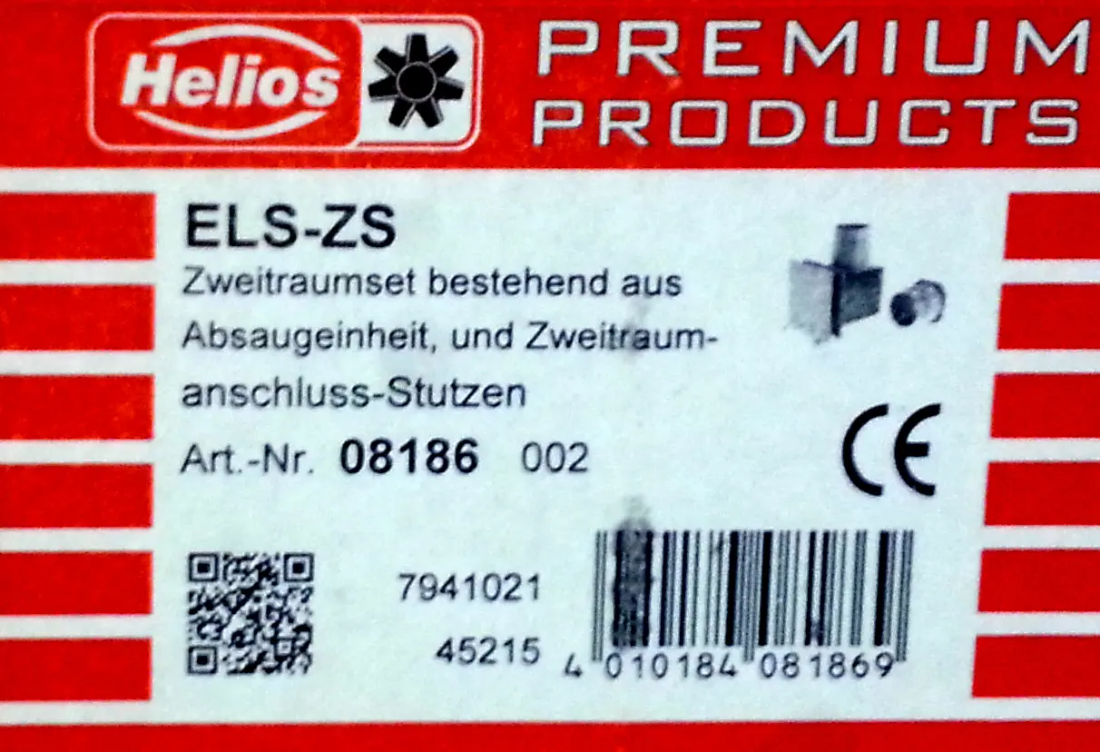 Helios ELS-ZS Second room set consisting of extr 8186 08186