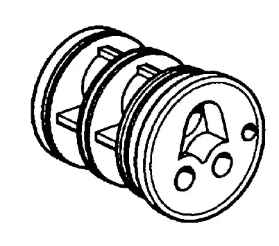 Hansa Adapter für Vario UP Einhandmischer - warm/kalt vertauscht 59911429