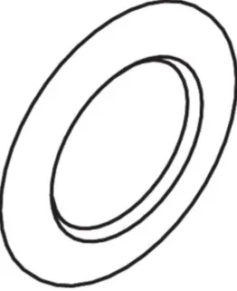 Hansgrohe Rosette Bodyvette chrom 95060000