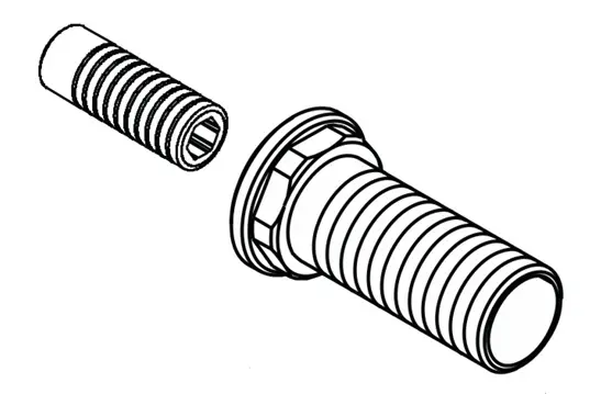 Hansgrohe Gewindehülsen Set Axor  95391000